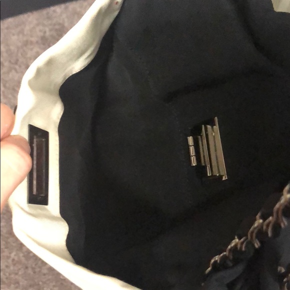 Auth. Chanel 2.55 Reissue Black & White Tote Bag - Picture 8 of 17